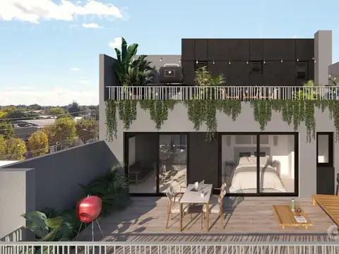 Departamento 3 ambientes con 1 baño