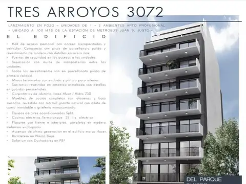 Departamento en Venta en Villa del Parque, USD 82.600