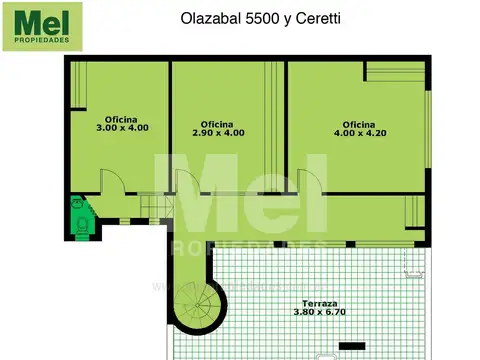 Depto Tipo Casa en Alquiler de 5 ambientes