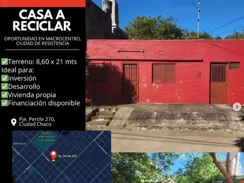 PJE PERTILE 270. CASA A RECICLAR EN MACROCENTRO