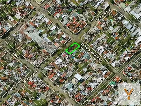 Terreno en Venta 27  mts Fondo