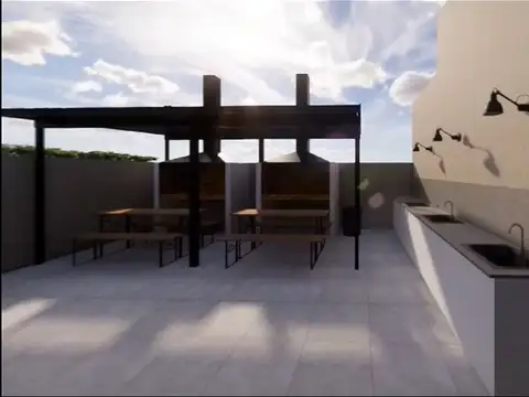 Departamento 2 ambientes con 1 baño