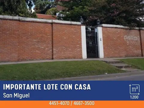 Terreno - Venta - Argentina, San Miguel - Int. Irigoin 2491