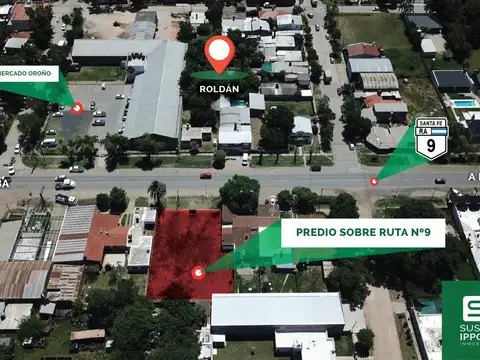 Terreno en Venta 34  mts Fondo
