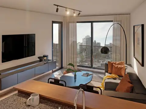 Departamento de dos dormitorios con terraza exclusiva