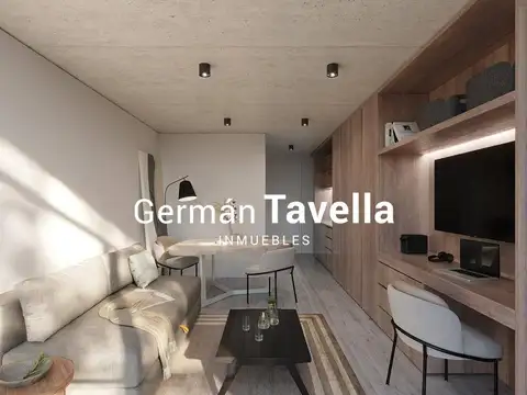 Departamento 2 ambientes con 1 baño