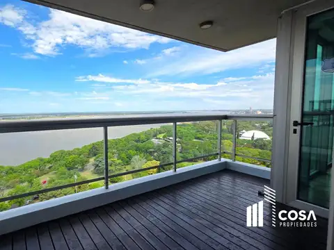 Alquiler Departamento 2 dormitorios con excelente vista al río Barrio Martin Rosario