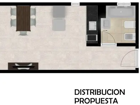 Monoambiente en excelente estado próximo a Bv. Oroño