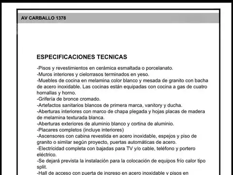 Terreno en Venta 10  mts Fondo