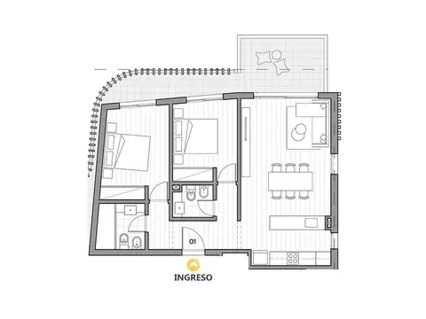 Departamento en Venta en Pichincha, Rosario