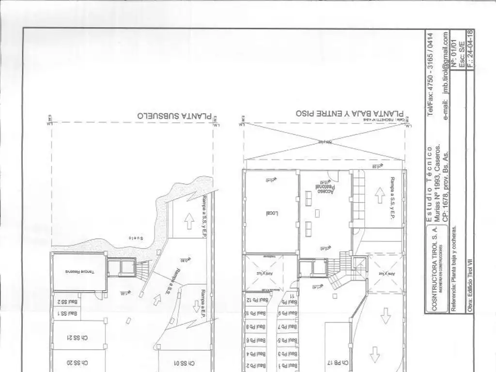 2 Y 3 AMBIENTES. COCHERAS. BAULERAS en Caseros