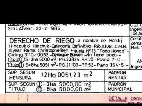 Terreno en Venta en Bowen, USD 100.000