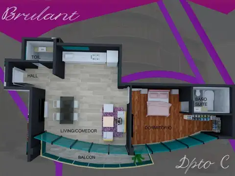 Departamento 2 ambientes - Centro Ramos Mejia