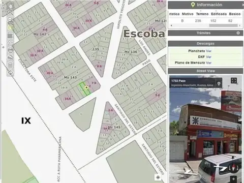 Depto Tipo Casa 3 ambientes con 1 baño