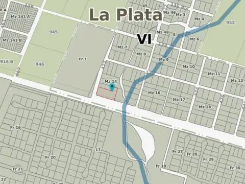 Terreno en Venta en City Bell, USD 190.000