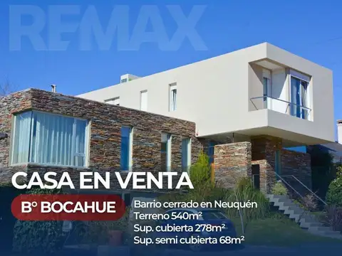 CASA EN VENTA CON PILETA, B° Bocahue, Neuquén.