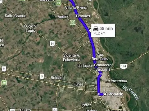 Terreno en Venta en Rosario, USD 42.000