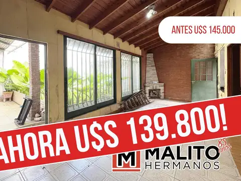 CASA 4 AMBIENTES CON PATIO Y TERRAZA