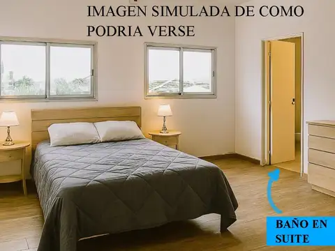 Depto Tipo Casa 4 ambientes con 2 baños