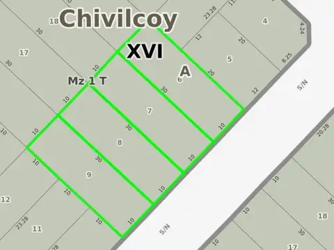 Terreno en Venta en Chivilcoy, USD 54.000
