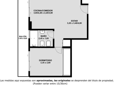 Departamento en Venta en Flores, USD 115.000