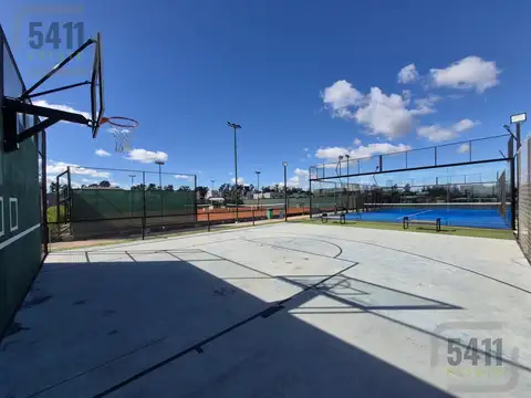 Venta  Terreno 554m2 Santa Elisa Pilar del Este SUM, Tenis, Paddle, Basquet y Futbol