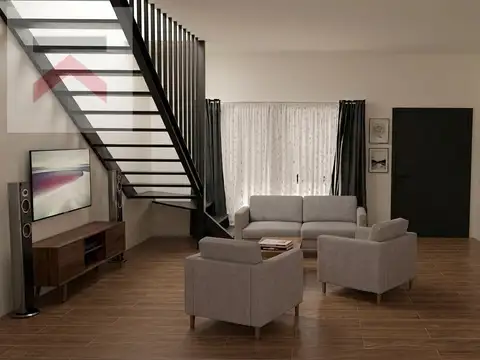 Casa 4 ambientes con 2 baños