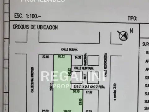 Galpon en Venta 226  mts Fondo