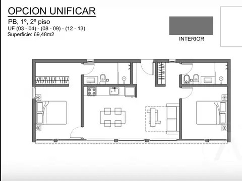 Departamento en Venta al Noroeste
