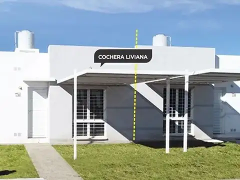 Casa 3 ambientes con 1 baño