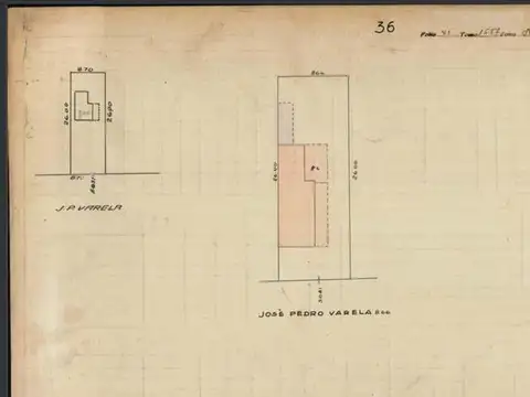 Terreno en Venta 8  mts Frente