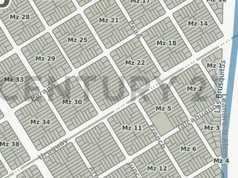 Terreno en Venta 10  mts Frente