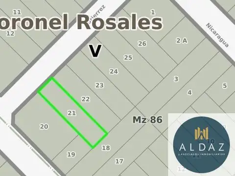 Terreno / Lote en venta de 400m2 ubicado en Punta Alta