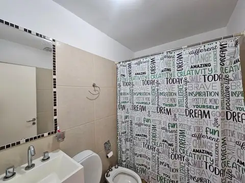 Departamento 3 ambientes con 2 baños
