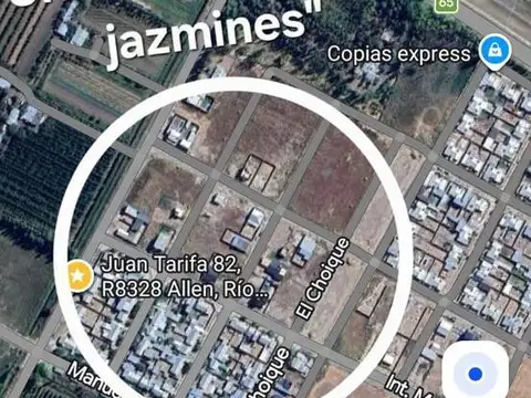 Terreno en Venta 25  mts Fondo