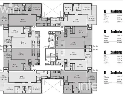 Departamento en Venta de 1 dormitorio