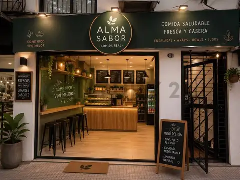 Local Comercial en Botánico  40 m de La Rural Ideal Take Away USD 1.200