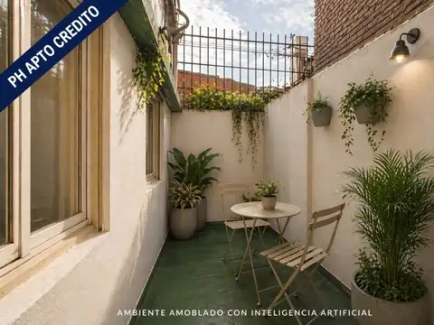 DEPARTAMENTO . INTERNO . PB CON PATIO LUMINOSO . APTO CREDITO