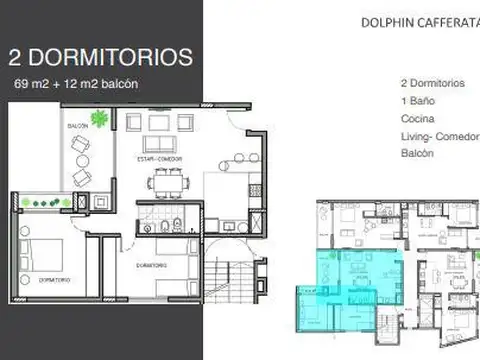 Departamento en Venta de 3 ambientes