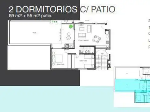 2 dormitorios - Cafferata al 300 desde 95.000 USD