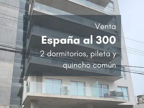 Departamento 2 dorm de categoria 76m2 Pileta y Quincho Comun