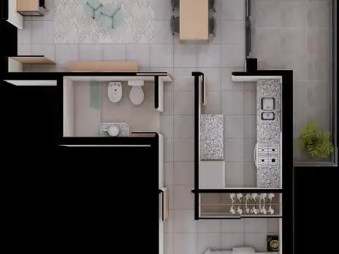 Departamento en Venta de 3 ambientes