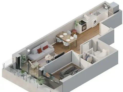 VENTA - DEPARTAMENTO 2 AMBIENTES A ESTRENAR - COLEGIALES