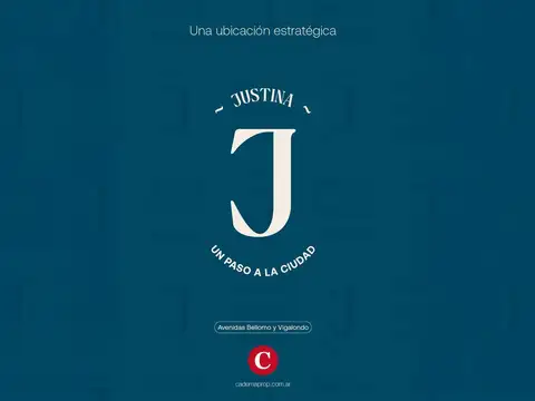 Justina – Un paso a la ciudad. Lotes desde 300 m2