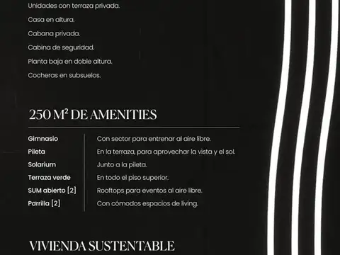 DEPARTAMENTO 3 AMBIENTES VENTA PALERMO  AMENITIES