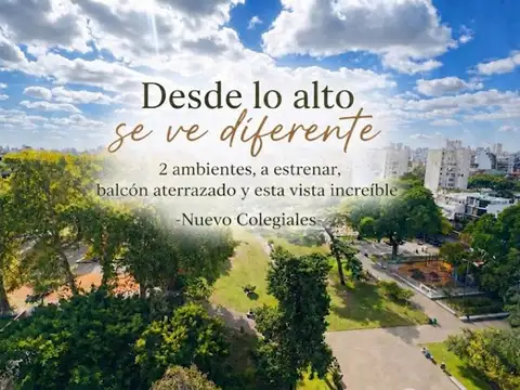 DEPARTAMENTO 2 AMBIENTE VENTA COLEGIALES BALCON