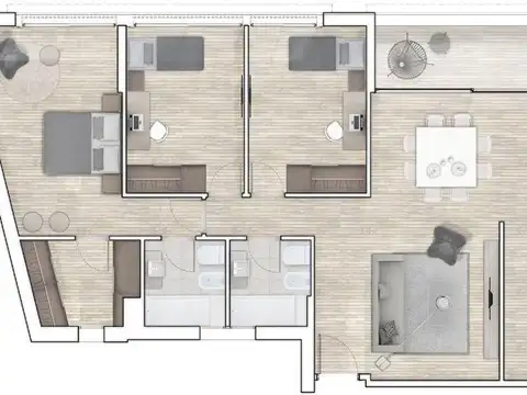 Departamento en Venta de 4 ambientes