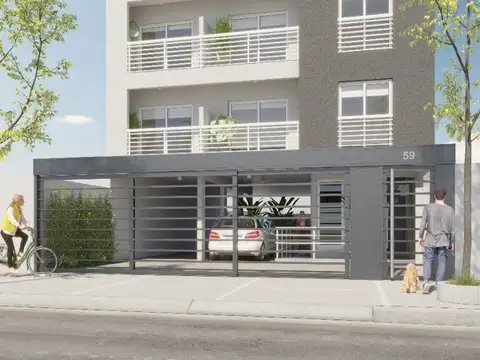 Dto. 1 amb. 50 m2. Patio 15 m2. PB y cochera OBRA NUEVA