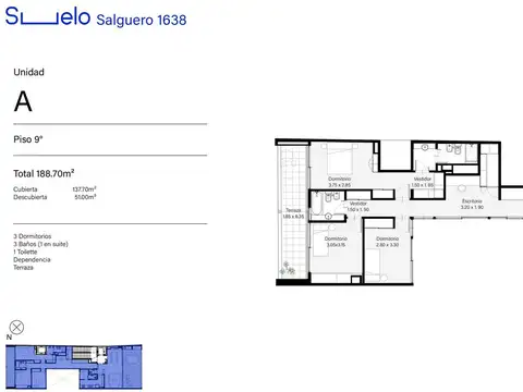 Departamento en Venta en Palermo, USD 751.000