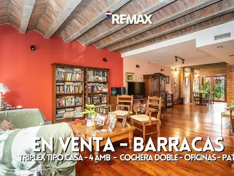 Venta Ph Triplex Tipo Casa 5 Amb Cochera Barracas
